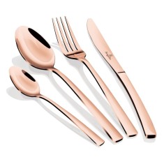 Set Tacamuri 16 piese, 4 persoane, Berlinger Haus Rose Gold auriu rose lucios, BH 2638