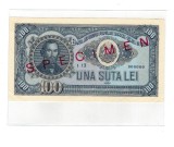 Romania 1952 - 100 lei, SPECIMEN, aUNC