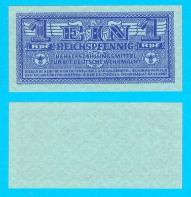 Germania (p#M32) 1 Reichspfennig 1942 UNC &amp;#039;Deutsche Wehrmacht&amp;#039; foto