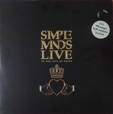 Simple Minds &ndash; Live In The City Of Light, 2LP, Europe, 1987, stare impecabila (NM)