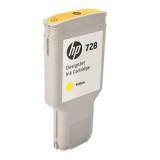HP original ink F9K15A, HP 728, yellow, 300ml