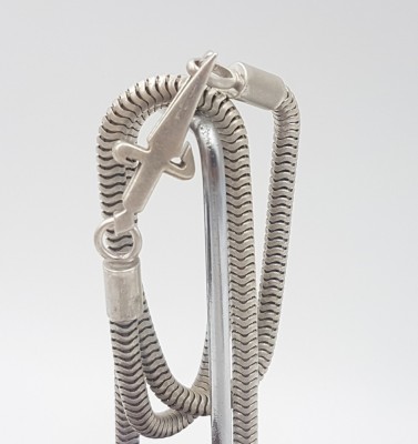 Superb colier vintage din argint designer C.Paciotti foto
