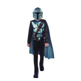Set costum Mandalorian cu masca pentru copii - Star Wars 7-8 ani 128 cm