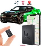 Mini Tracker GPS 4G LTE, Q10A, MIANDREE&reg;, Control de la Distanta, Fixare Magnetica, Baterie 6000mAh Reincarcabila (15 ore live, 45 zile standby)