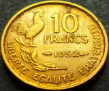 Cumpara ieftin Moneda istorica 10 FRANCI - FRANTA, anul 1952 *cod 5026, Europa