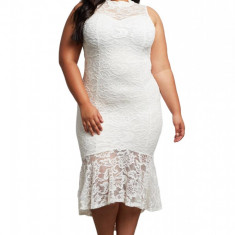 M660P-2 Rochie din dantela model plus size