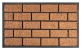 Covoras de intrare MagicHome Brickwall 45x75 cm din cocos si guma