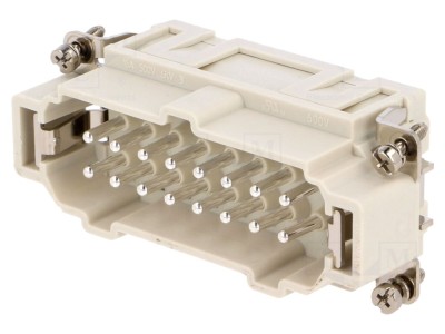 Conector HDC Inserturi Contact Tată 16PE foto