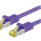 Cablu Patch S/FTP Cat6a LSZH Violet 2m