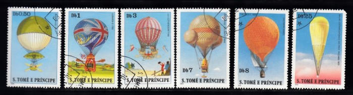 A12 S1 7 - Timbre foarte vechi - Sao Tome e Principe - dirijabile