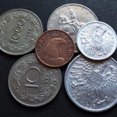 LOT / SET MONEDE AUSTRIA, anii 1923 - 1989 * cod moneda 24 = MAI RARE!