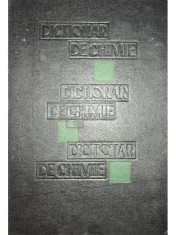 Grigore Balanescu - Dictionar de chimie (Editia: 1964) foto