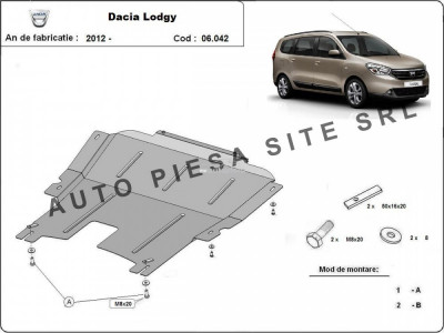 Scut metalic motor Dacia Lodgy fabricata incepand cu 2012 APS-06,042 foto