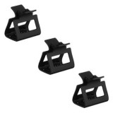 Set 3 Clame de Păr Matte, Negre, 6 cm, CMCLASS