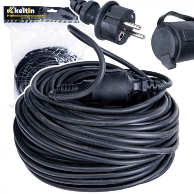 Prelungitor electric pentru constructii, 40 m, IP44, Keltin K00223 foto