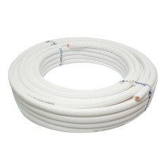 Teava cupru izolata 1/2 (12.7mm), grosime perete 0.70mm, izolatie 6mm pentru instalatii aer conditionat 50m/rola foto