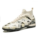 Ghete de fotbal MBrands, 8.4 cu glezna pentru teren sintetic, culoare kaki 41, 35 - 40