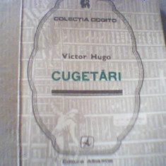 Victor Hugo - CUGETARI { colectia ' Cogito ' } / 1982