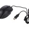 Mouse optic negru USB A - 10 butoane