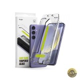 Folie de protectie Ecran Ringke Easy Slide pentru Samsung Galaxy S24 S921 Sticla Securizata Full Glue Set 2 bucati