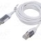 Cablu USB 3.0 RJ45 15m alb Goobay