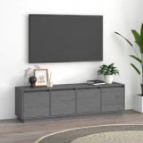 Comoda TV, gri, 156x37x45 cm, lemn masiv de pin GartenMobel Dekor, vidaXL