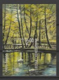 Bosnia 2001 - Europa, păduri, lebede, colita neuzata