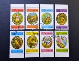 Dhufar 1972 - Seria Completă &bdquo;Ornitologie / Păsări Exotice &amp; Pasărea Kiwi&rdquo; 8 Valori Ștampilat - Cod: -SW13