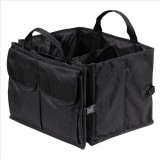 Organizator pliabil portbagaj Hama, Poliester, 38.5 x 27 x 53 cm, Negru
