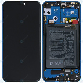 Huawei Honor 9X Lite (STK-LX1) Capac frontal al modulului de afișare + LCD + digitizer + baterie verde smarald 02353QJT foto