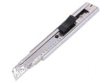 Cuțit universal 18mm cu m&acirc;ner metalic, Yato