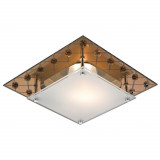 Lampă de tavan ELSA max 2x60W E27 cupru metal,citeste descriere