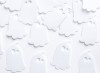 Set 20 Confetti Fantome 3.7 x 2.5 cm., Alb