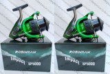 SET 2 Mulinete Feeder Robinhan IMPACT SP5000 tambur long cast 10 rulmenti, Baitrunner, Diamant Alb