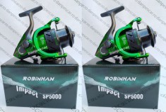 SET 2 Mulinete Feeder Robinhan IMPACT SP5000 tambur long cast 10 rulmenti