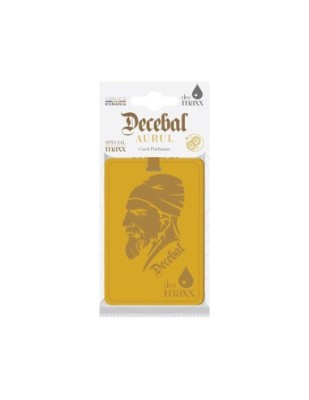 Odorizant auto card Decebal, DeoMaxx, Aurul foto