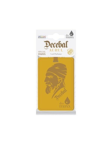 Odorizant auto card Decebal, DeoMaxx, Aurul