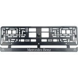 Set 2 bucati, suport numar inmatriculare Carbon, Mercedes-Benz