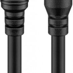 Cablu de extensie alimentare DC 5.5 x 2.5 mm mama-tata 10m cupru 0.5mm negru Goobay