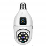 Camera de supraveghere dubla 360&deg; HD, WiFi, 4MP, PTZ, CCTV - V380