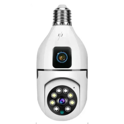 Camera de supraveghere dubla 360&amp;deg; HD, WiFi, 4MP, PTZ, CCTV - V380 foto