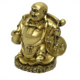 Set sase Buddha Razand aurii pentru santate si prosperitate