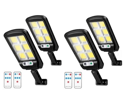 Set 4 Lampi solare tip stradal, 30W foto