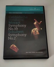 Dvd Sergiu Celibidache conducts Mozart Symphony n 39 /Schubert Symphony n 2 Torino 1969