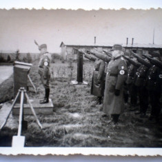 P.039 FOTOGRAFIE RAZBOI WWII MILITARI TRUPE RAD REICHSARBEITSDIENST 9/6,2cm
