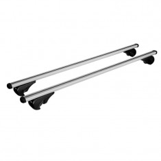 Set suporti portbagaj complet Helio Rail (Yuro) din aluminiu, montaj pe bare longitudinale 2buc - XL - 140cm LAMN15047