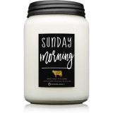 Milkhouse Candle Co. Farmhouse Sunday Morning lum&acirc;nare parfumată Farmhouse Jar 737 g