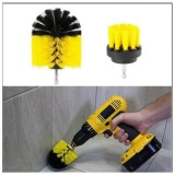 Set 3 perii decuratare cu adaptor pentru bormasina/autofiletanta, Quasar
