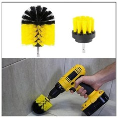 Set 3 perii decuratare cu adaptor pentru bormasina/autofiletanta, Quasar