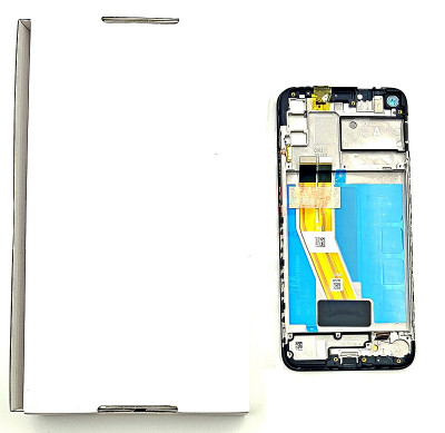 LCD+Touchscreen cu Rama Samsung Galaxy A11 / A115F BLACK original foto